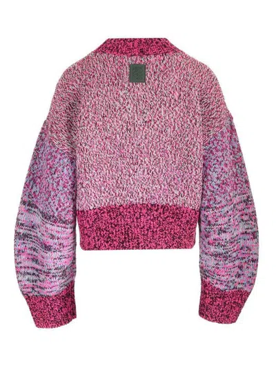 Loewe Multi-thread Moulin Wool Sweater In Pink