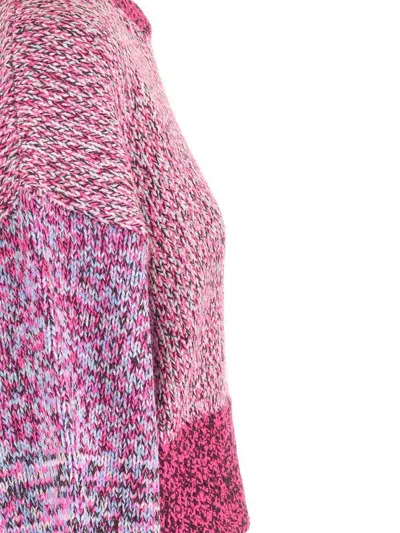 Loewe Multi-thread Moulin Wool Sweater In Pink