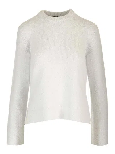 Theory Moulin Knit Sweater In White