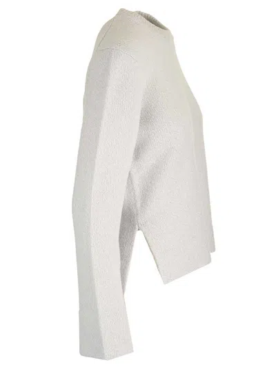 Theory Moulin Knit Sweater In White