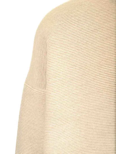 Fear Of God Ottoman High Neck Sweater Knitwear Beige In Multi