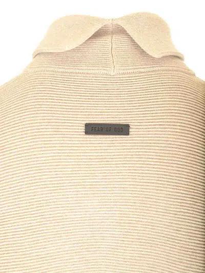 Fear Of God Ottoman High Neck Sweater Knitwear Beige In Multi