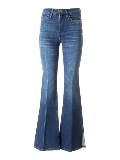 Frame Le Easy Flare Jeans In Blue