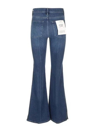 Frame Le Easy Flare Jeans In Blue