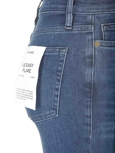 Frame Le Easy Flare Jeans In Blue