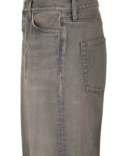 Fear Of God Relaxed 5 Pocket Denim Medium Indigo In Black