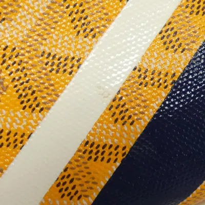 Pre-owned Goyard Yellow Coated Canvas Tote Bag ()