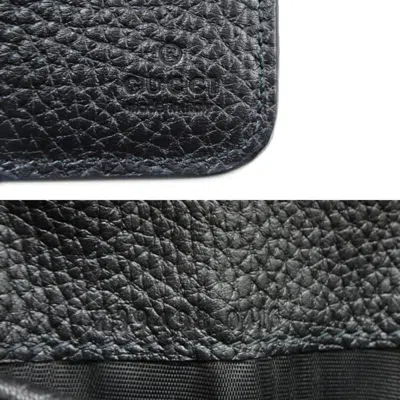 Pre-owned Gucci Black Leather Wallet (bi-fold) ()