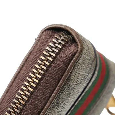 Pre-owned Gucci Brown Pvc Leather Coin Purse/coin Case ()