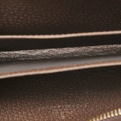 Pre-owned Gucci Brown Pvc Leather Coin Purse/coin Case ()