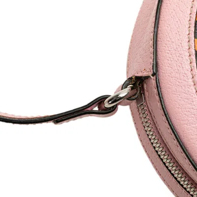 Pre-owned Gucci Multi-color Pink Pvc Leather Shoulder Bag ()