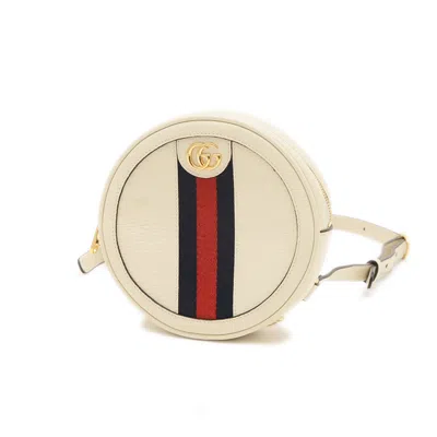 Pre-owned Gucci Off-white Leather Pochette Shoulder Bag ()