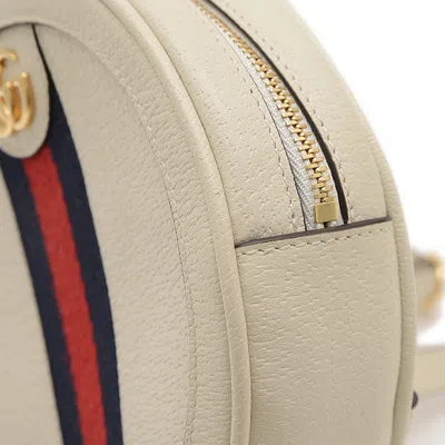 Pre-owned Gucci Off-white Leather Pochette Shoulder Bag ()
