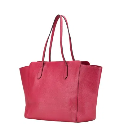 Pre-owned Gucci Pink Leather Shoulder Bag Tote Bag ()