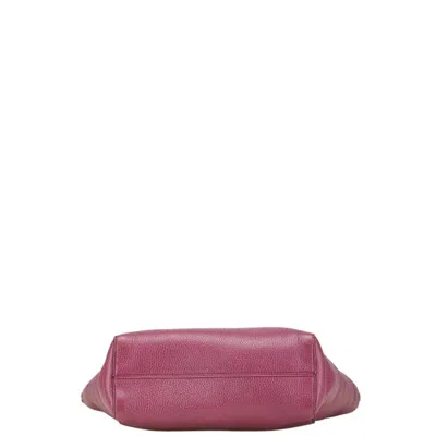 Pre-owned Gucci Purple Leather Handbag Shoulder Bag ()