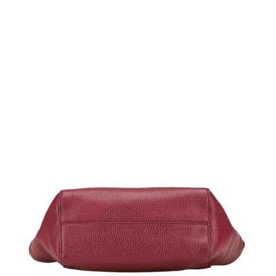 Pre-owned Gucci Purple Leather Handbag Shoulder Bag ()