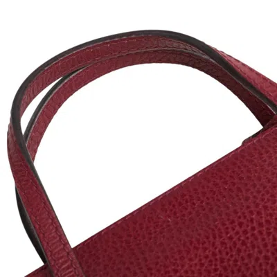 Pre-owned Gucci Purple Leather Handbag Shoulder Bag ()