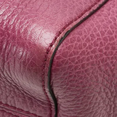 Pre-owned Gucci Purple Leather Handbag Shoulder Bag ()