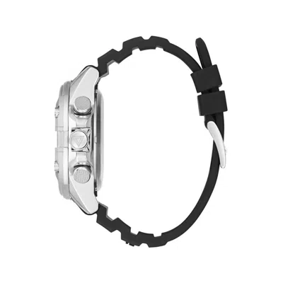 Guess Black Synthetic Watch In Black