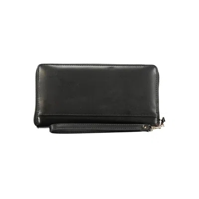 Guess Jeans Black Polyethylene Wallet In Black