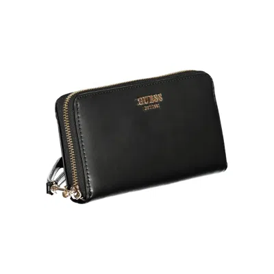 Guess Jeans Black Polyethylene Wallet In Black