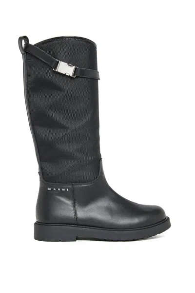 Marni Buckle-fastening Boots In Black