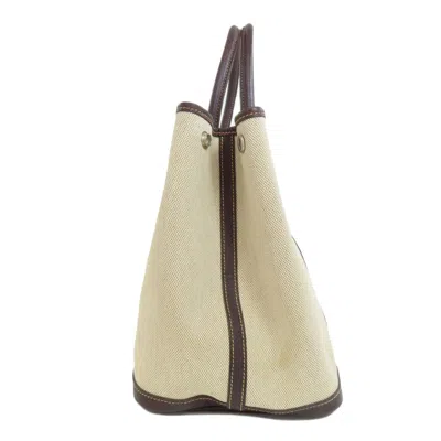 Pre-owned Hermes Natural Toile H Tote Bag ()