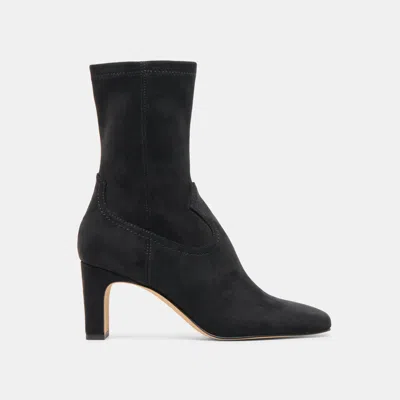 Dolce Vita Roan Boots Onyx Stella Suede In Black