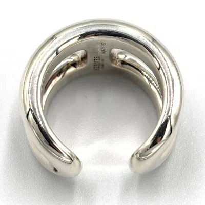 Pre-owned Hermes Silver Silver 925 Band Ring ()