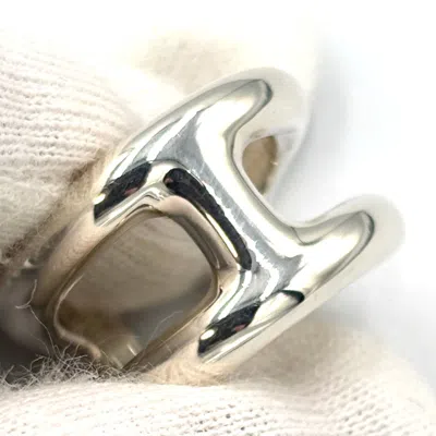 Pre-owned Hermes Silver Silver 925 Band Ring ()