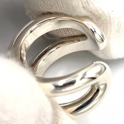 Pre-owned Hermes Silver Silver 925 Band Ring ()