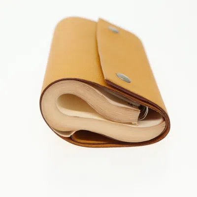Pre-owned Hermes Hermès Yellow Leather Wallet  ()