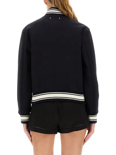 Golden Goose Bomber Jacket In Black