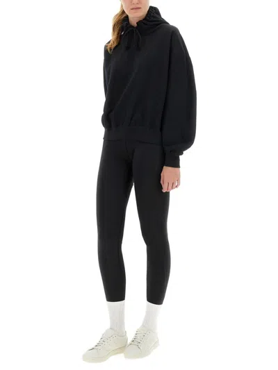 Y-3 Adidas Hoodie With Matching Logo In Black