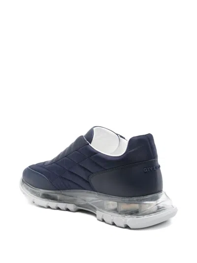 Givenchy Low Top Sneakers Featuring Quilted Design In Blue
