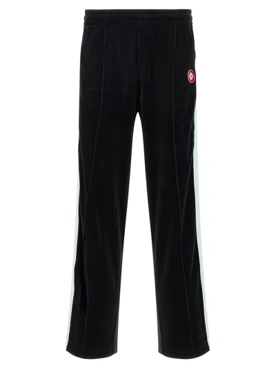 Casablanca Soft Fabric Trousers Featuring Side Stripe In Black