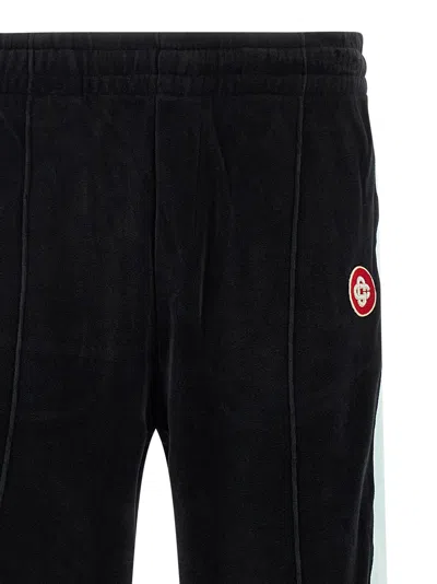 Casablanca Soft Fabric Trousers Featuring Side Stripe In Black