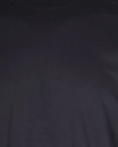 Eleventy Tshirt Girocollo Bordini In Blue