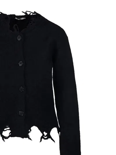 Haikure Jill Sweater With Long Sleeves And Distressed Edges