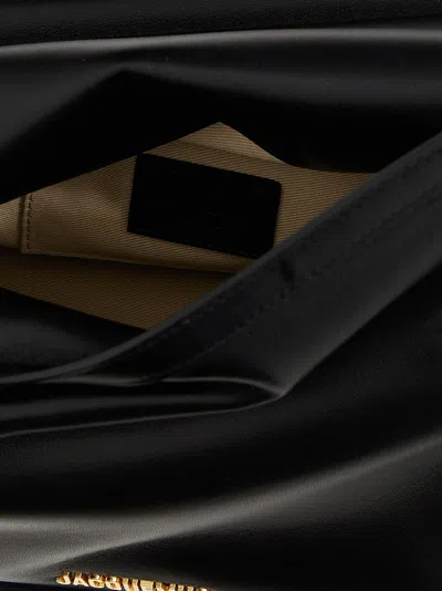Jacquemus Black Rond Carre Clutch In Black