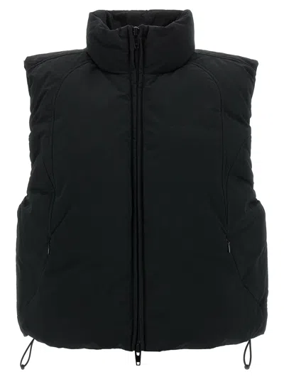 Alexander Wang Black Polyester Blend Sleeveless Down Jacket In Black