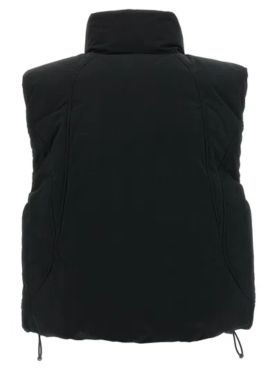 Alexander Wang Black Polyester Blend Sleeveless Down Jacket In Black