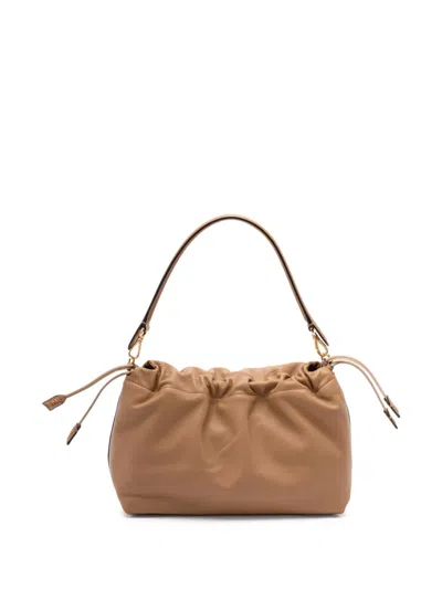 Fendi Large Shoulder Bag Adjustable Strap In Brown