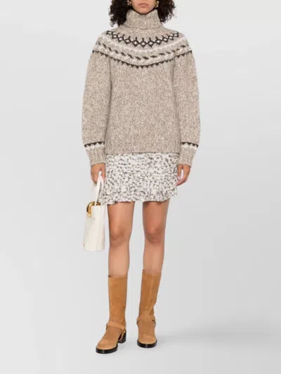 P.a.r.o.s.h Parosh Wool Turtle-neck Jumper In Brown