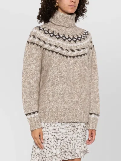 P.a.r.o.s.h Parosh Wool Turtle-neck Jumper In Brown
