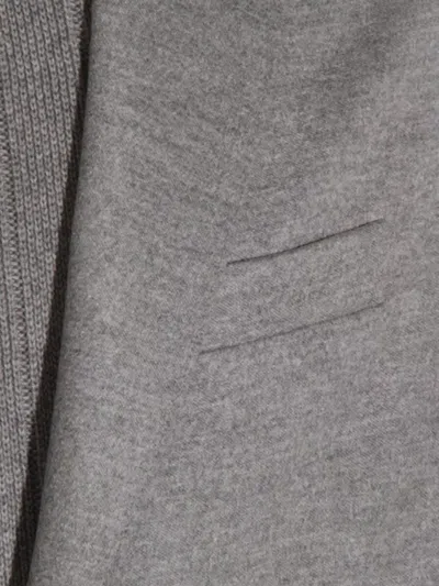 Eleventy Tailored Jacket With Notched Lapel And Pockets In Gray