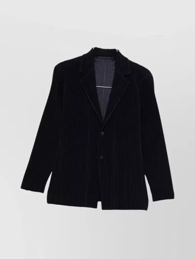 Issey Miyake Pleats Blazer In Black