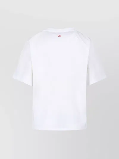 Victoria Beckham Slogan T-shirt In White