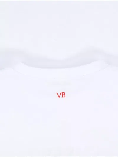 Victoria Beckham Slogan T-shirt In White