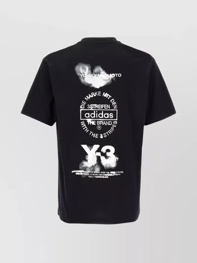 Y-3 M Wo Ss Tee In Black